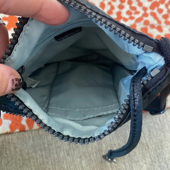 Kipling black metallic bag crossbody - Picture 7 of 9
